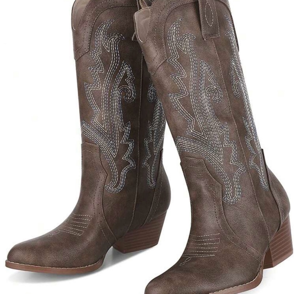 Brown Western Cowboy Boots
